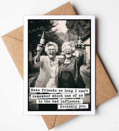 Funny Birthday Greeting Cards for Women, Best Friend Gifts: No