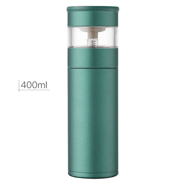 Tea-water Separation Stainless Steel One-key Tea-water Separation Tea Cup