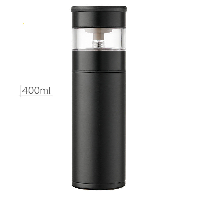 Tea-water Separation Stainless Steel One-key Tea-water Separation Tea Cup