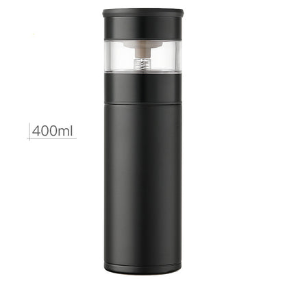 Tea-water Separation Stainless Steel One-key Tea-water Separation Tea Cup