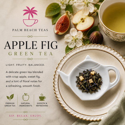 Apple Fig green tea