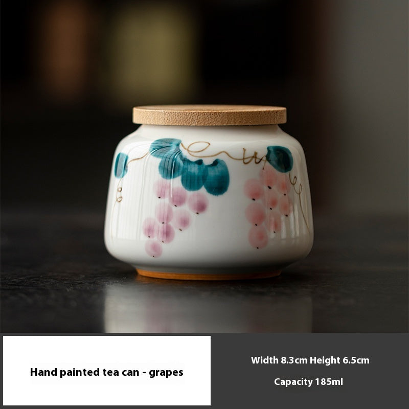 Tea Pot Ceramic Mini Small Sized Chinese Calligraphy Sealed