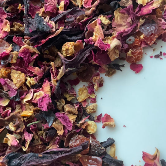 Raspberry Rose Petal Herbal Tea